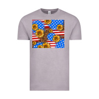 Vintage Zinc basic sunflower and leopard Vintage Tee - AdoDesignShop