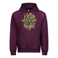 Mauve Wine let the adventure begin 2024 Urban Hoodie - CowGirlArtShop