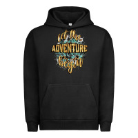 Pigment Black let the adventure begin 2024 Urban Hoodie - CowGirlArtShop