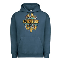 Pigment Midnight Navy let the adventure begin 2024 Urban Hoodie - CowGirlArtShop