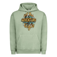 Pigment Oil Green let the adventure begin 2024 Urban Hoodie - CowGirlArtShop