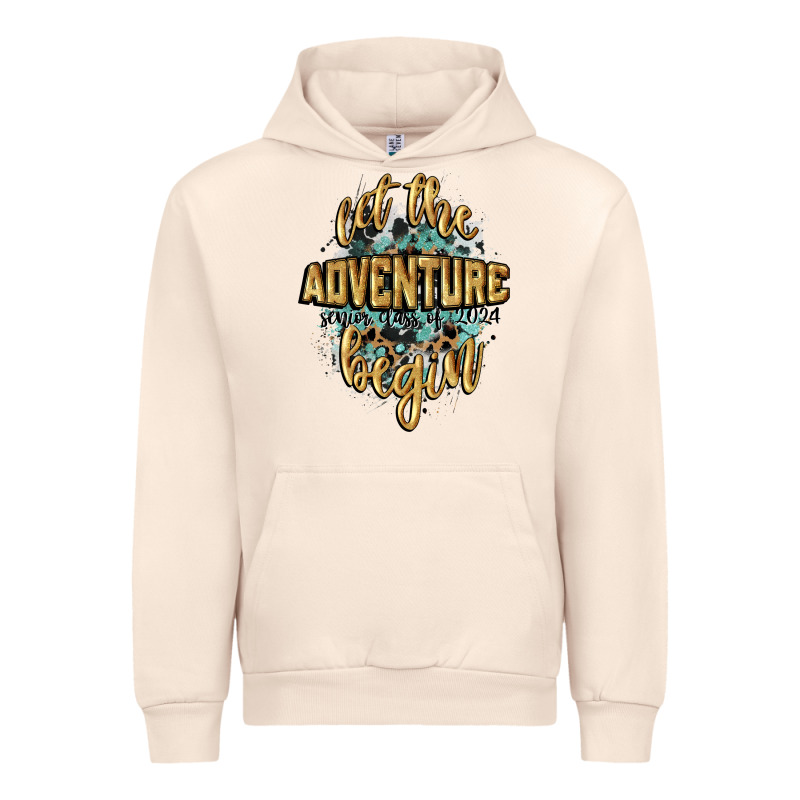 Let The Adventure Begin 2024 Urban Hoodie by CowGirlArtShop | Teevron