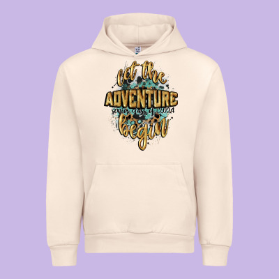 Let The Adventure Begin 2024 Urban Hoodie Designed By Cowgirlartshop