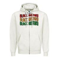 Oatmeal Heather i am black history Zipper Hoodie - MaliasSmallBusiness