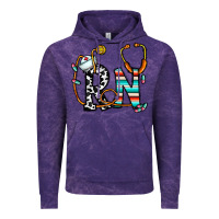 Cloud Purple rn nurse Vintage Hoodie - CowhideDigitalArt