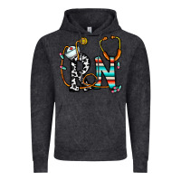 Vintage Black rn nurse Vintage Hoodie - CowhideDigitalArt