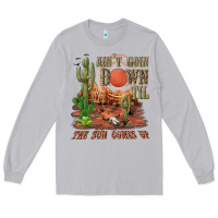 Moon Dust aintgoin down til the sun comes up desert Long Sleeve Tee - NancyCooperArtShop