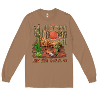 Toasted Coconut aintgoin down til the sun comes up desert Long Sleeve Tee - NancyCooperArtShop