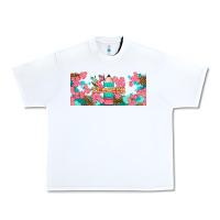 White teacher floral pencil libbey glass Urban Heavy Tee - BundleAndBundleShop