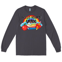 Smoke back to school hello fourth grade 3200x2400 Long Sleeve Tee - AdoDesignShop