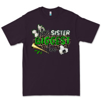 Plum little sister biggest fan soccer Premium Tee - Zillion Design Studio