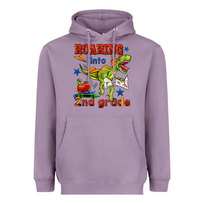 Roaring Into 2nd Grade Heavyweight Hoodie by BundleAndBundleShop | Teevron