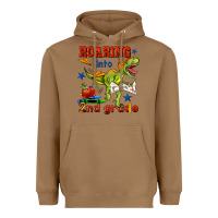 Toasted Coconut roaring into 2nd grade Heavyweight Hoodie - BundleAndBundleShop