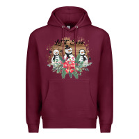 Burgundy Let it snow Premium Hoodie - Bettercallsaul
