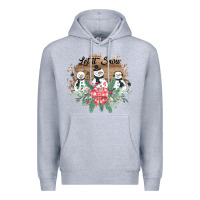 Heather Grey Let it snow Premium Hoodie - Bettercallsaul