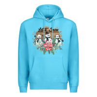 Ocean Blue Let it snow Premium Hoodie - Bettercallsaul