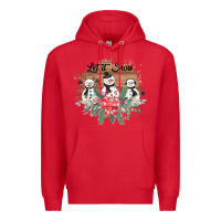 Red Let it snow Premium Hoodie - Bettercallsaul