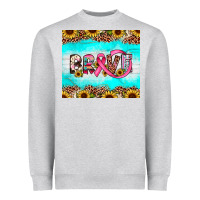 Heather Grey brave Heavyweight Sweatshirt - JahusDesignShop
