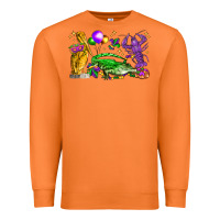 Carrot mardi gras pelican alligator and crawfish Premium Sweatshirt - LillyAllenDesigns