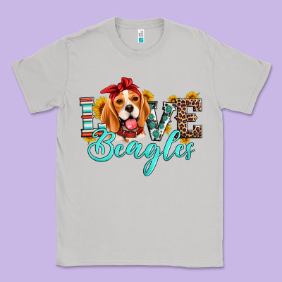 Love Beagles Classic Tee Designed By Artiststas