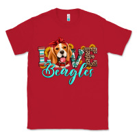 Red love beagles Classic Tee - Artiststas