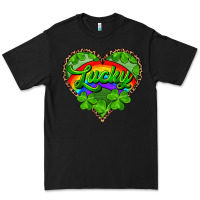 Black lucky heart with leopard Premium Tee - RanaPortraitStore