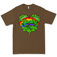 Cacao lucky heart with leopard Premium Tee - RanaPortraitStore