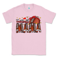 Bubblegum Pink football mama Classic Tee - CowhideDigitalArt