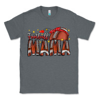 Charcoal Heather football mama Classic Tee - CowhideDigitalArt