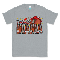 Heather Grey football mama Classic Tee - CowhideDigitalArt