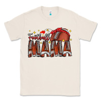 Natural football mama Classic Tee - CowhideDigitalArt