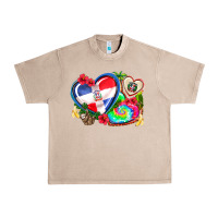 French Oak western leopard  dominican republic  hearts Urban Heavy Tee - AdoDesignShop