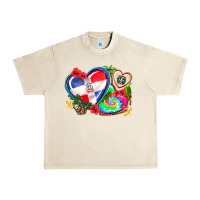 Sandshell western leopard  dominican republic  hearts Urban Heavy Tee - AdoDesignShop