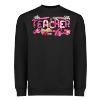 Black breast cancer teacher Heavyweight Sweatshirt - Artiststas