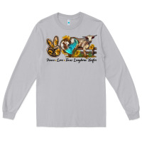 Moon Dust peace love longhorn heifer Long Sleeve Tee - LillyAllenDesigns