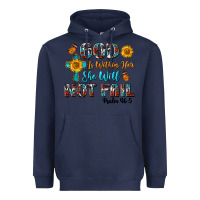 Navy god is within her she will not fail Heavyweight Hoodie - BundleAndBundleShop