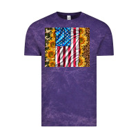 Cloud Purple american realistic flag Vintage Tee - AdoDesignShop