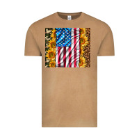 Vintage Camel american realistic flag Vintage Tee - AdoDesignShop