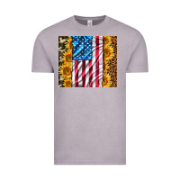 Vintage Zinc american realistic flag Vintage Tee - AdoDesignShop