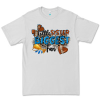 Dove Grey little sister biggest fan football Premium Tee - Zillion Design Studio
