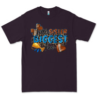 Plum little sister biggest fan football Premium Tee - Zillion Design Studio