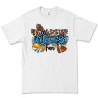 White little sister biggest fan football Premium Tee - Zillion Design Studio
