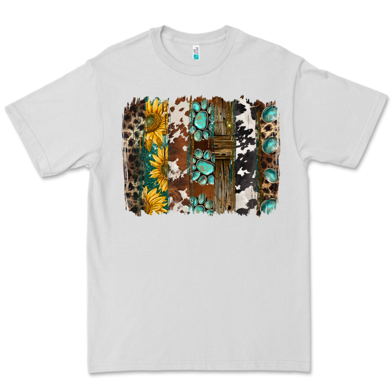 Western Handdrawn Patterns Brushstrokes Premium Tee by BarkalooDesign | Teevron