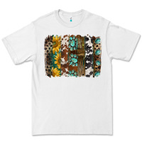 White western handdrawn patterns brushstrokes Premium Tee - BarkalooDesign