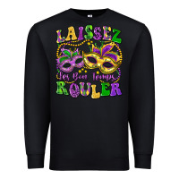 Black laissez les bon temps rouler Premium Sweatshirt - LillyAllenDesigns