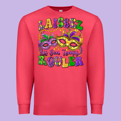 Laissez Les Bon Temps Rouler Premium Sweatshirt Designed By Lillyallendesigns