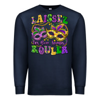 Navy laissez les bon temps rouler Premium Sweatshirt - LillyAllenDesigns