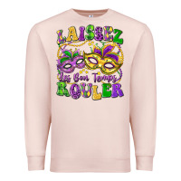 Pale Pink laissez les bon temps rouler Premium Sweatshirt - LillyAllenDesigns