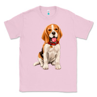 Bubblegum Pink beagle Classic Tee - Artiststas