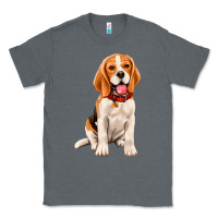 Charcoal Heather beagle Classic Tee - Artiststas